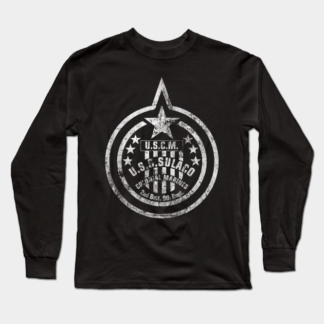 USCM Patch Long Sleeve T-Shirt by synaptyx